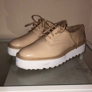 Zara Basics Platform Shoes Size 37